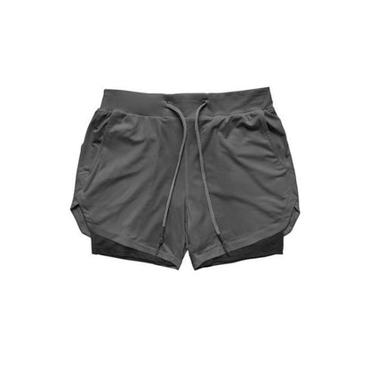 2020 Men's Running Shorts 2 In 1 Double Jogging Gyms Fitness Training